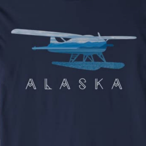 NWOT AK Seaplane tee - Picture 3 of 4